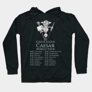 History Of Ancient Rome - Gaius Julius Caesar World Tour Hoodie